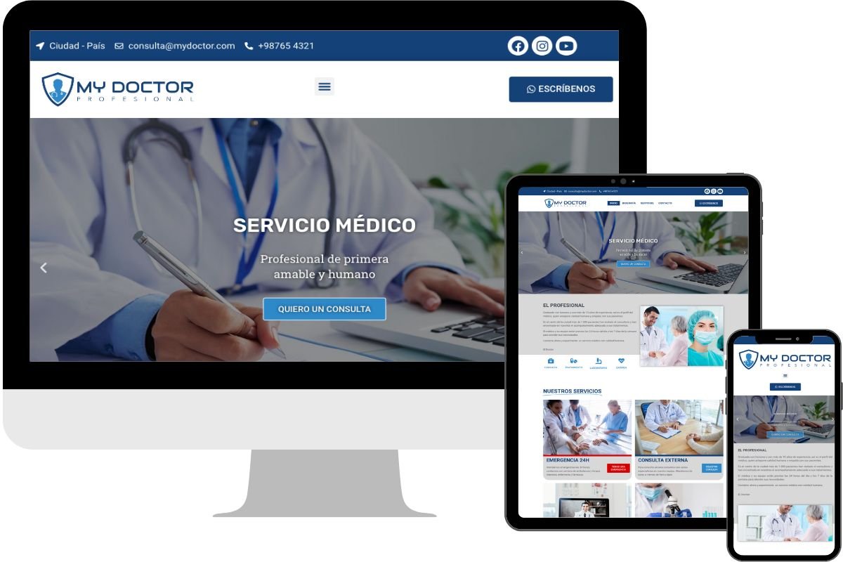 Página web para médicos